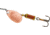 Mepps Aglia Ultra Lites In-Line Spinner, 1/18 oz, Single Hook, Copper Blade, B00 C