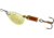 Mepps Aglia Ultra Lites In-Line Spinner, 1/18 oz, Single Hook, Gold Blade, B00 G