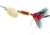 Mepps Aglia Ultra Lites In-Line Spinner, 1/18 oz, Single Hook, Gold Blade with Black &amp; Orange Tail, B00W G-BO