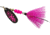 Mepps Black Fury In-Line Spinner, 1/3 oz, Dressed Treble Hook, Pink Dot Blade with Pink Tail, BF4T PK