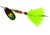 Mepps Black Fury In-Line Spinner, 1/4 oz, Dressed Treble Hook, Hot Firetiger Blade with Chartreuse Tail, BF3T HFT