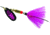 Mepps Black Fury In-Line Spinner, 1/4 oz, Dressed Treble Hook, Pink Dot Blade with Pink Tail, BF3T PK