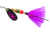 Mepps Black Fury In-Line Spinner, 1/8 oz, Dressed Treble Hook, Pink Dot Blade with Pink Tail, BF1T PK