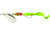 Mepps Comet Combo 1/6oz Silver-Neon Chartreuse flake, C2C S-101S