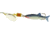 Mepps Comet Mino In-Line Spinner, 1 7/8in, 1/6 oz, Silver Blade with Shad Mino, Floating, C1M S