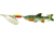 Mepps Comet Mino In-Line Spinner 7/16 oz Silver-Perch, C4M S-PCH