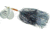 Mepps Double Blade Musky Flashabou, Silver/Black/Silver, 1 1/2 oz, MFD7T S2-BKS