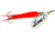Mepps Flying C In-Line Spinner, 3 1/4in, 5/8 oz, Treble Hook, Silver Blade &amp; Hot Orange Sleeve, FC58 HO-S