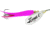 Mepps Flying C In-Line Spinner, 3 1/4in, 5/8 oz, Treble Hook, Silver Blade &amp; Hot Pink Sleeve, FC58 HP-S
