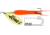 Mepps Flying C In-Line Spinner, 3 1/4in, 5/8 oz Treble/Single Hook, Gold Blade &amp; Hot Orange Sleeve, FC58TP HO-G