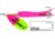 Mepps Flying C In-Line Spinner, 3 1/4in, 5/8 oz Treble/Single Hook, Hot Pink/Chartreuse Blade &amp; Hot Pink Sleeve, FC58TP HP-HPC