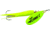 Mepps Flying C In-Line Spinner, 4 3/4in, 7/8 oz, Treble Hook, Hot Chartreuse Blade &amp; Sleeve, FC78 HC-HC