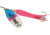 Mepps Flying C In-Line Spinner, 4 3/4in, 7/8 oz, Treble Hook, Rainbow Trout Blade &amp; Hot Pink Sleeve, FC78-HP-RBT