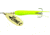 Mepps Flying C In-Line Spinner, 4 3/4in, 7/8 oz Treble/Single Hook, Gold Blade &amp; Hot Chartreuse Sleeve, FC78TP HC-G