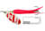 Mepps Flying C In-Line Spinner, 4 3/4in, 7/8 oz Treble/Single Hook, Silver/Red/White Blade &amp; Red Sleeve, FC78TP RD-S/RW