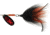 Mepps Musky Killer-Bucktail, fl red dot-black/orange, 3/4oz, BFM FL-BO