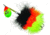 Mepps Musky Marabou In-Line Spinner, Hot Firetiger/Firetiger, 1 1/4oz, MM7T HFT-BOC