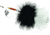 Mepps Musky Marabou In-Line Spinner, Hot White/Black/White, 1 1/4oz, MM7T HW-BW