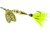 Mepps Thunder Bug In-Line Spinner, 1/8 oz, Dressed Treble, May Fly Body with Gold Blade, TB1T MYF-G
