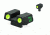 Meprolight Night Sight, Green Front &amp; Rear, Bersa Thunder 9 &amp; 40 ACP, ML10240