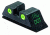 Meprolight For Glock 9/357Sig/40/45Gap, Rear Sight, Green, ML10224R.S