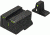 Meprolight H&amp;K VP9 R4E SUP Night Sight, Green/Green Fixed Set, ML12228SUP