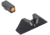 Meprolight Hyper-Bright, Glock Standand Frame - O Ring, Black Orange Ring, 402143131, 402143131