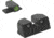 Meprolight Hyper-Bright Iwi Masada 9, Tactical &amp; Slim, Black Green Ring, 495873111, 495873111