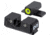 Meprolight Hyper Bright Springfield Armory Hellcat Low Fixed Tritium Night Sight Set, Black, Yellow Front Sight, 0401403121