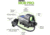 Meprolight MEPRO Mor Pro M&amp;P Red Dot Sight, 2.2 MOA Bullseye Reticle, Green/IR Laser, Black, ML403808