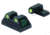 Meprolight Night Sights, Green Front/Rear for HK P2000 &amp; SK, 11519, 115193101