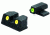 Meprolight Sig Sauer Tru-Dot Night Sight, Sig .40 and .45 ACP P Series, Green/Yellow, ML10129Y
