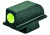 MeproLight Para LDA, Slanted Slide Serrations Post after 2007, Front Sight, Green ML11802F.S, EDEMO1