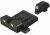 Meprolight Tru-Dot Adjustable Night Sight Set for Glock 19 &amp; 20, Green Front/Rear, 20224