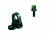 Meprolight TRU-DOT Self Illuminated Rifle Night Sights, AR-15/M16/M4, Green 4 Dot Set, 1316193101