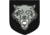 Merica Life 3D Wolf PVC Patch, Gray, 3.3 x 2.75, WOLF-GR