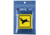 Merica Life Deer Crossing Sign Patch, Yellow, 2.5 x 2.5, DCS