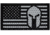 Merica Life Reflective Fabric US Flag with Molon Labe Spartan Patch, 3 x 2, REF-USFLAG-SPARTAN