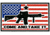 Merica Life US Flag Come and Take it Forward PVC Patch, 3 x 2, USFLAG-CATI