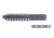Mesa Tactical Adapter Mount Picatinny Rail for Remington 870, 12 Gauge, 9.5 in, Black, 93900