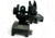 Meta Tactical Front/ Rear Backup Sights, Black, MTA-BUS