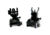 Meta Tactical Front/ Rear Backup Sights, Black, MTA-BUS