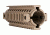 Mission First Tactical Tekko Metal AR Carbine Integrated Rail System, Scorched Dark Earth TMARCIRSSDE