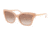 Michael Kors BARBADOS MK2072 Sunglasses 324613-56 - Milky Pink Injected Frame, Brown Peach Gradient Lenses