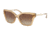 Michael Kors BARBADOS MK2072 Sunglasses 335513-56 - Light Brown Crystal Injected Frame, Smoke Gradient Lenses