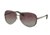 Michael Kors CHELSEA MK5004 Sunglasses 101362-59 - Gunmetal / Black Frame, Purple Grey Polarized Lenses