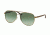 Michael Kors HVAR MK5007 Single Vision Prescription Sunglasses MK5007-10432L-59 - Lens Diameter 59 mm, Frame Color Gold Wood