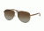 Michael Kors HVAR MK5007 Single Vision Prescription Sunglasses MK5007-1043T5-59 - Lens Diameter 59 mm, Frame Color Gold Wood