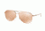 Michael Kors HVAR MK5007 Single Vision Prescription Sunglasses MK5007-1080R1-56 - Lens Diameter 56 mm, Frame Color Rose Gold-tone