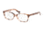 Michael Kors INDIA MK4039 Bifocal Prescription Eyeglasses, 52mm, Pink Tortoise, MK4039-3026-52-BI